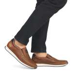 náhled Pánské mokasíny RIEKER 11950-25 hnědá S4