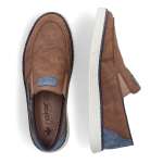 náhled Pánské mokasíny RIEKER B2264-24 hnědá S4