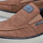 náhled Pánské mokasíny RIEKER B2264-24 hnědá S4