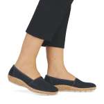 náhled Dámské baleríny RIEKER 44854-14 modrá S4