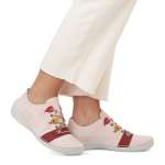 náhled Dámské polobotky RIEKER 52510-31 růžová S4