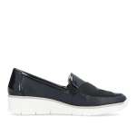 náhled Dámské mokasíny RIEKER 53785-14 modrá S4