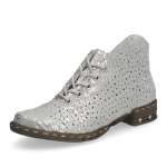 náhled Dámské polobotky RIEKER M1835-92 stříbrná S4