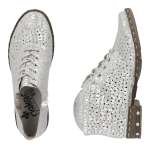 náhled Dámské polobotky RIEKER M1835-92 stříbrná S4