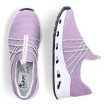 náhled Dámské mokasíny RIEKER N5253-30 fialová S4