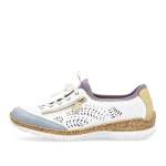 náhled Dámské tenisky RIEKER N42K6-80 bílá S4