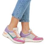 náhled Dámské tenisky RIEKER N9303-90 bílá S4