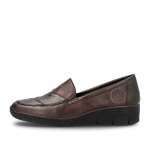 náhled Dámské mokasíny RIEKER 53785-25 hnědá W4