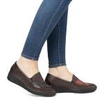 náhled Dámské mokasíny RIEKER 53785-25 hnědá W4