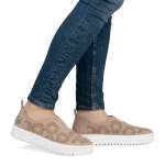 náhled Dámské mokasíny RIEKER M8352-60 béžová S5