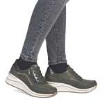 náhled Dámské tenisky REMONTE D0T16-54 zelená W5