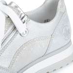 náhled Dámské tenisky RIEKER 49003-91 stříbrná S6