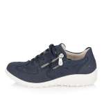 náhled Dámské polobotky RIEKER 59501-14 modrá S6