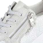 náhľad Dámske poltopánky RIEKER 59501-90 strieborná S6