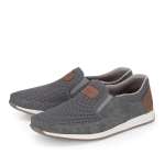 náhled Pánské mokasíny RIEKER 11954-45 šedá S6