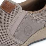 náhled Pánské mokasíny RIEKER 14363-64 béžová S6