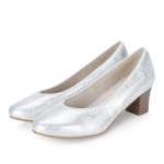 náhled Dámské lodičky RIEKER 44650-90 stříbrná S6