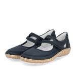 náhled Dámské baleríny RIEKER 44859-14 modrá S6