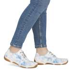 náhled Dámské polobotky RIEKER 55920-90 bílá S6