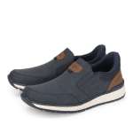 náhled Pánské mokasíny RIEKER B9057-14 modrá S6