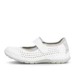 náhľad Dámske baleríny RIEKER L32B5-82 biela S6