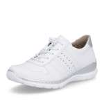 náhled Dámské polobotky RIEKER L32F3-80 bílá S6