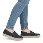 náhled Dámské mokasíny RIEKER L5905-14 modrá S6