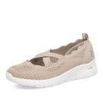 náhled Dámské baleríny RIEKER M8554-62 béžová S6