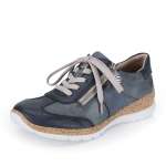 detail Dámské polobotky RIEKER N4221-14 modrá S6