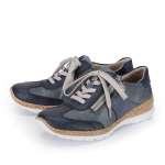 náhled Dámské polobotky RIEKER N4221-14 modrá S6