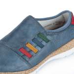 náhled Dámské mokasíny RIEKER N4264-14 modrá S6