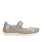 náhled Dámské baleríny RIEKER N4299-90 šedá S6