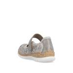 náhled Dámské baleríny RIEKER N4299-90 šedá S6