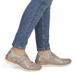 náhled Dámské baleríny RIEKER N4299-90 šedá S6