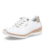 náhled Dámské polobotky RIEKER N42K5-80 bílá S6