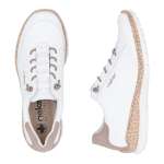 náhled Dámské polobotky RIEKER N42K5-80 bílá S6