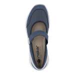 náhled Dámské baleríny RIEKER N6554-12 modrá S6