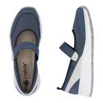 náhled Dámské baleríny RIEKER N6554-12 modrá S6