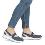 náhled Dámské baleríny RIEKER N6554-12 modrá S6