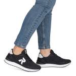 náhled Dámské tenisky RIEKER W2404-00 černá S6