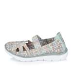 náhled Dámské baleríny RIEKER M5059-91 zelená S6