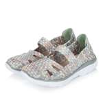 náhled Dámské baleríny RIEKER M5059-91 zelená S6