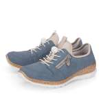 náhled Dámské polobotky RIEKER N42G0-14 modrá S6