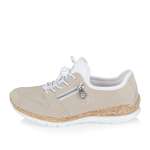 náhled Dámské polobotky RIEKER N42G0-60 béžová S6