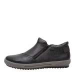 náhled Dámské černé kotníkové boty RIEKER M6182/01 SCHWARZ H/W 7