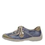 náhled Dámská obuv RIEKER M3724/60 BLAU KOMBI F/S 8