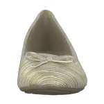 náhled Dámská obuv JANA Dámské baleríny s mašličkou šíře H 8-22164-20 / zlatá