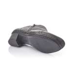 náhled Dámské nadměrné mokasíny RIEKER 53851-00 SCHWARZ H/W 9