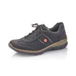 náhled Dámské nadměrné tenisky RIEKER N3220-01 SCHWARZ KOMBI H/W 9