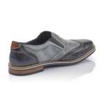 náhled Pánské modré mokasíny RIEKER 13560-14 BLAU F/S 9